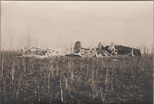 photo avion allemand abattu côte de Bures Meurthe et Moselle 21 févier 1916 12x8 cm