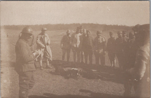 2 photos avion allemand abattu à Montenoy Meurthe et Moselle 1914-1918