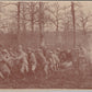 photo avec artilleurs trainant un canon de 90  1914-1918 11x6,5 cm