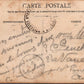 carte photo de territoriaux dans une tranchée derrière des gabions 1914-18