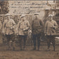 carte photo poilus et cadres du 57°RIT (Auxonne) à Thann Alsace 14-18