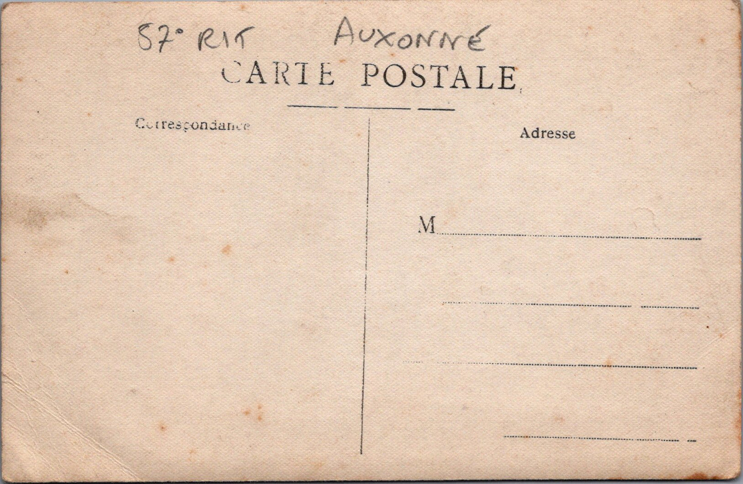 carte photo poilus et cadres du 57°RIT (Auxonne) à Thann Alsace 14-18
