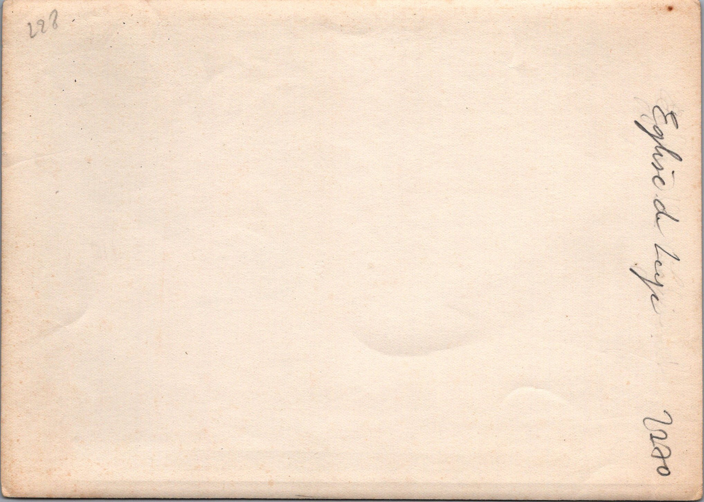 2 grandes photos Leyr Eglise détruite Meurthe et Moselle 1914-18 17x12 cm