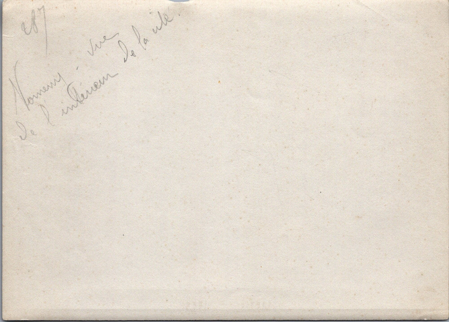 grande photo Nomeny vue de l'intérieur de la cité Meurthe et Moselle 1914-18 17x12 cm