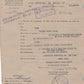 lettre avis de décès d'un gendarme tué en Indochine Hoa Binh 1949