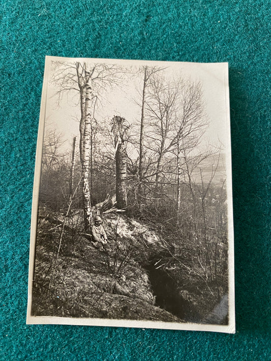 photo 14-18 tranchée à Vailly chemin des dames 1917 8,5 x 6 cm (40)