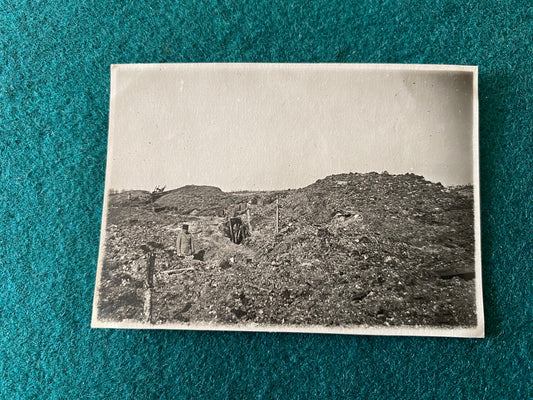 photo 14-18 batterie de 77 détruite Champagne 1915 8,5 x 6 cm (64)