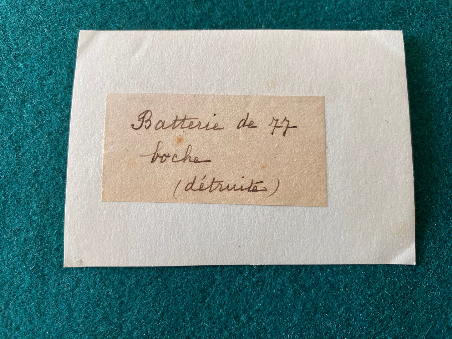 photo 14-18 batterie de 77 détruite Champagne 1915 8,5 x 6 cm (64)