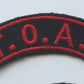 banane de bras des troupes d'occupation en Allemagne lettres et bordure rouge