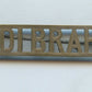 barrette en métal ajourée Sidi Brahim 8° bataillon de chasseurs à pied 1914-1918