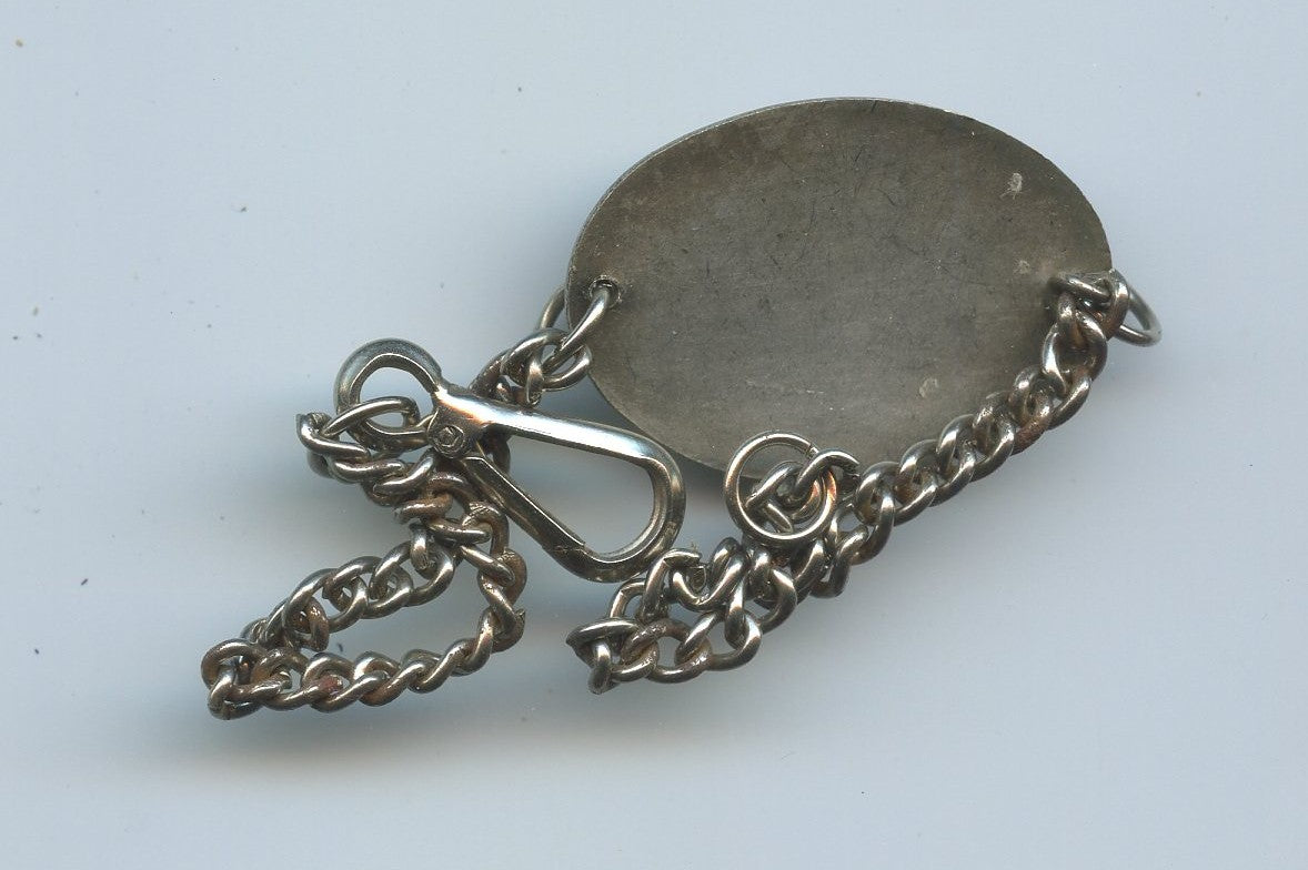 bracelet gourmette chasseurs cyclistes années 20-30