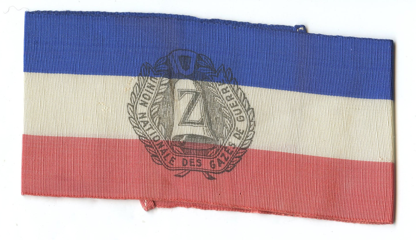 brassard union nationale des gazés de guerre 1914-1918 2