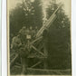 carte photo canon de 75 anti aérien chasseurs Vosges 1916