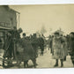 carte photo visite président Poincaré Vosges traineau Chasseurs Alpins la Schlucht 1915