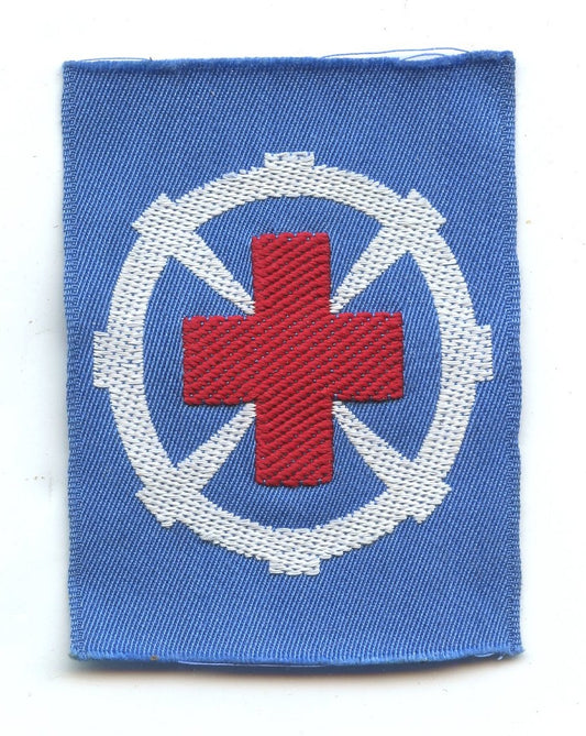 écusson de conductrice ambulancière féminine de la croix rouge française 1939-45