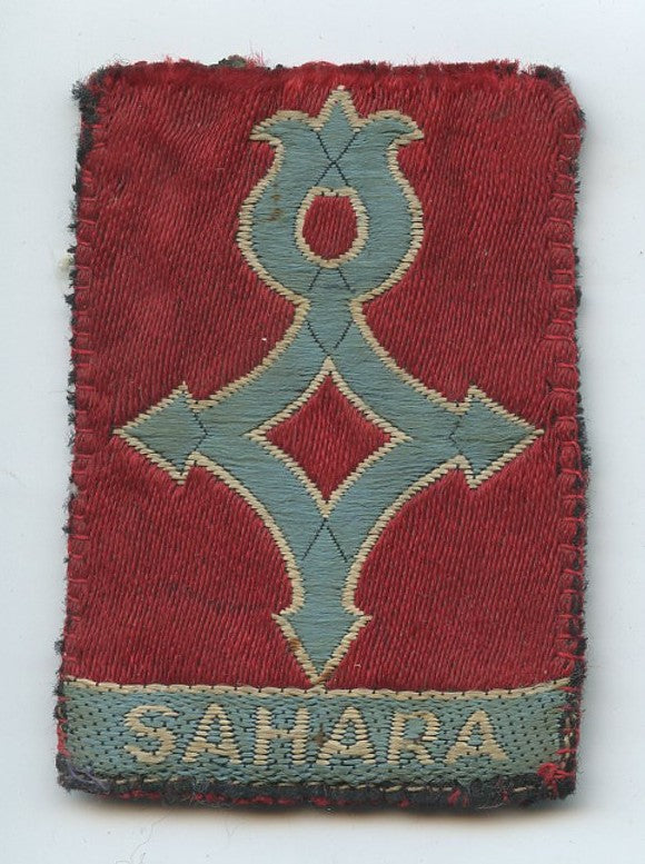écusson de bras troupes au Sahara