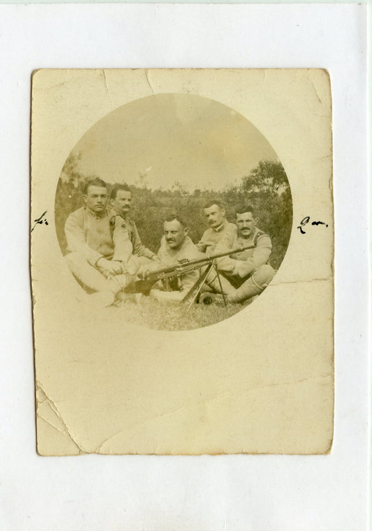 photo de tireurs au fusil mitrailleurs du 67°RI 1914-1918