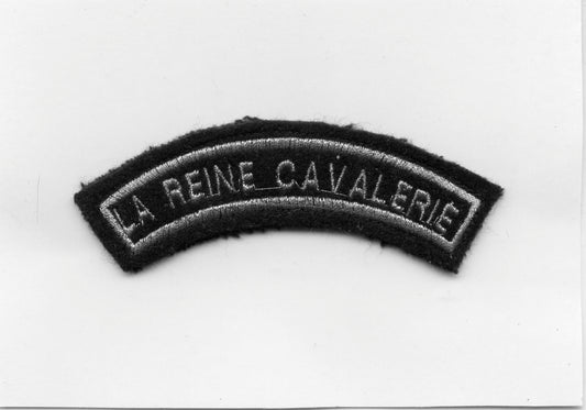 écusson banane de bras la reine cavalerie, 4° cuirassiers