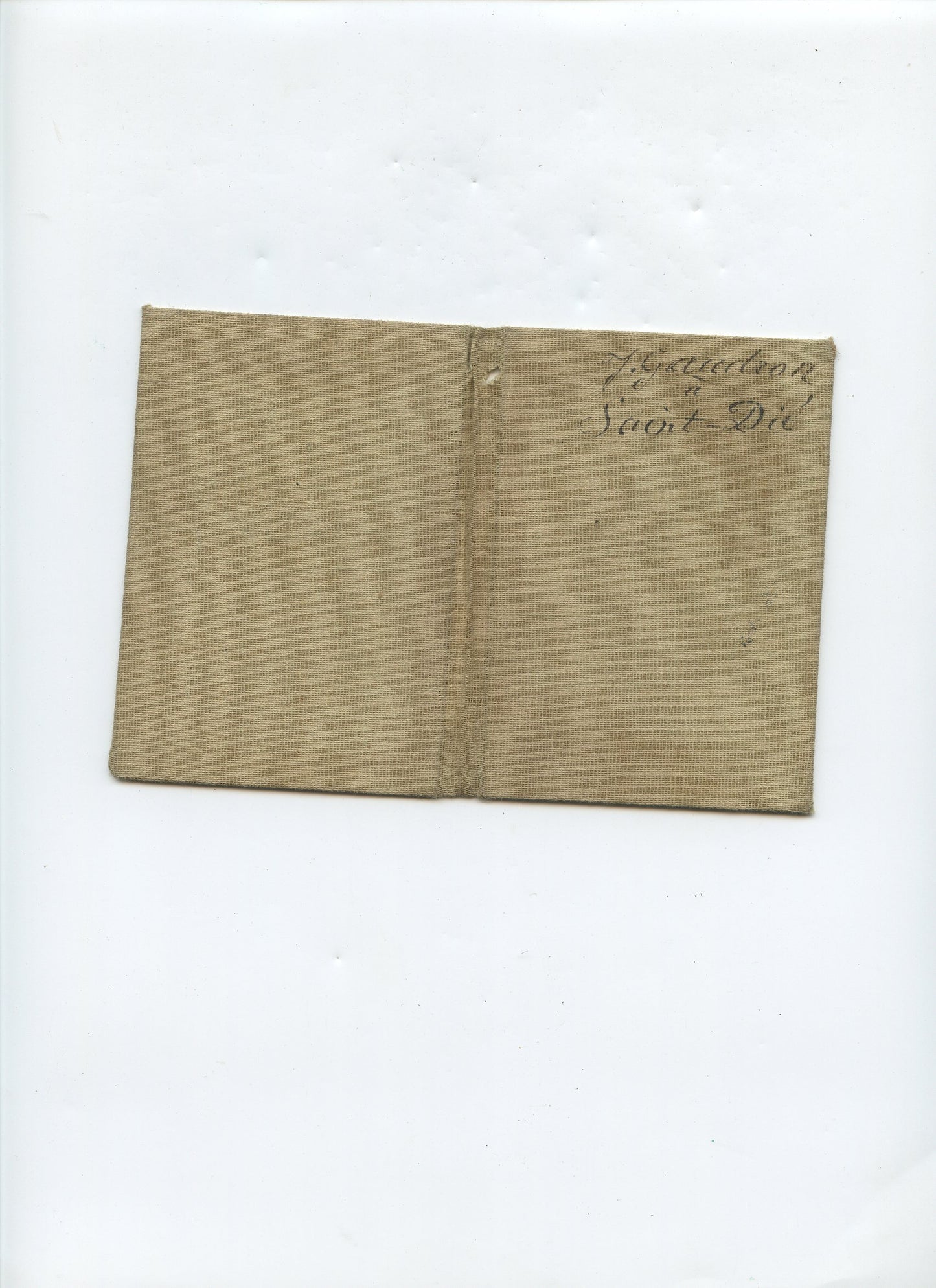 carte d'identité pour une civile de Saint Dié Vosges 1939-45, tampon allemand avec aigle