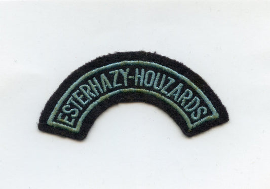 écusson banane de bras Esterhazy Houzards 3° hussards