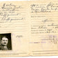 carte de circulation temporaire 1939-40 délivrée par l'armée à Vesoul