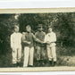 carte photo 4 cavaliers du 17° chasseurs à cheval 1913, Lunéville, cavalerie