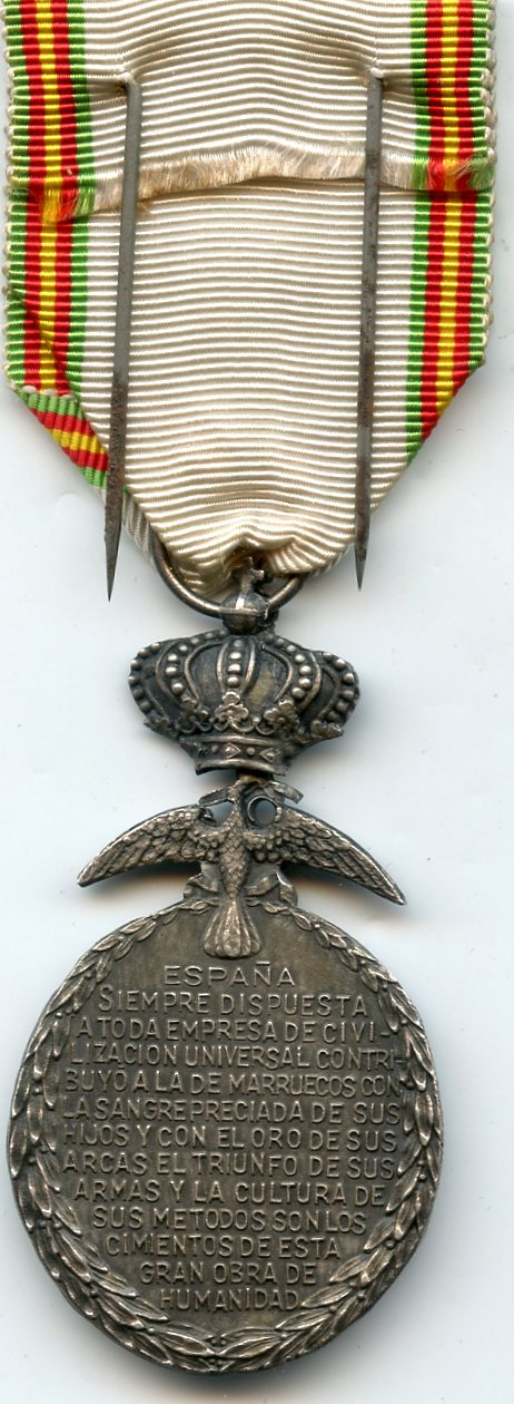 médaille de la Paz Espagne, campagne du Maroc 1925