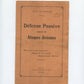 fascicule de la Defense passive de la ville de Saint Dié (Vosges) édité en 1934 18 pages