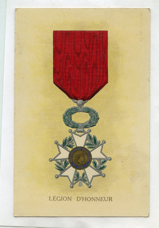 carte postale légion d'honneur vers 1900