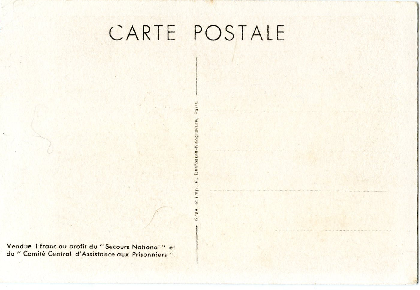 carte postale Maréchal Pétain suivez moi,  Vichy, Etat Français