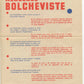 tract le mensonge Bolchévique, Vichy, Etat Français