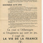 tract l'escroquerie au patriotisme 1941, Vichy, Etat Français