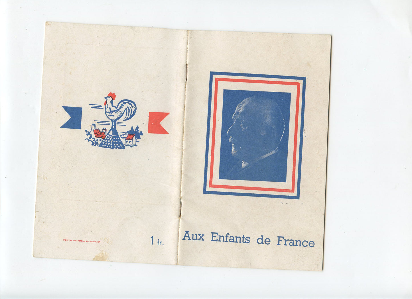 fascicule aux enfants de France Maréchal Pétain, Vichy, Etat Français