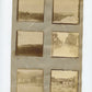 lot de 23 photos collées sur carton secteur de Frise 1915, vues de tranchées 6x6 cm