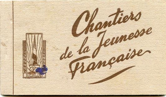 carnet de 12 cartes postales chantiers de jeunesse groupement 8 Chatelard en Bauges Savoie