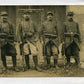 carte photo poilus du 23°RI en fusil gras cartouchières ersatz 1914-18