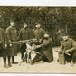 carte photo mitrailleurs du 3°RIA avec saint Etienne Nice 1915