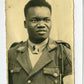 carte photo soldat infirmier africain artilleur de la coloniale 1939-45, insigne Nancy !