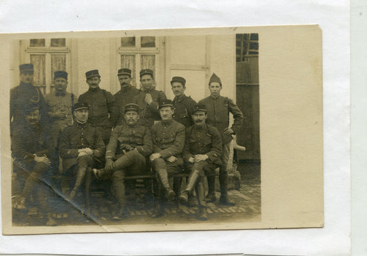 carte photo sous-officiers du 2° artillerie d'Afrique 1914-1918