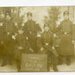 carte photo soldats d'intendance (étoile sur képi) 16 au col 1907