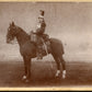 belle photo d'un cuirassier équipé à cheval Tours 16,5 x 10,5 cm 1