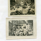 lot de 2 photos poilus et officers vétérinaires CVAD 166 Aisne mai 1917 7x5 cm