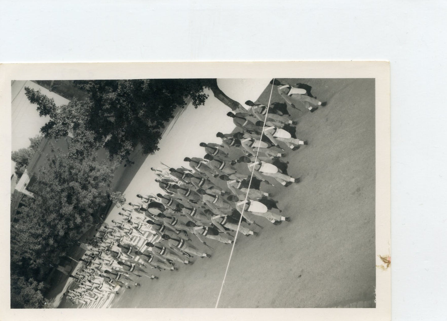 photo de la musique du 13° régiment de tirailleurs sénégalais Algérie 1954