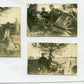 3 photos d'un canon de 75 éclaté Perthes les Hurlus Champagne, 44°RAC 1915 60x40mm