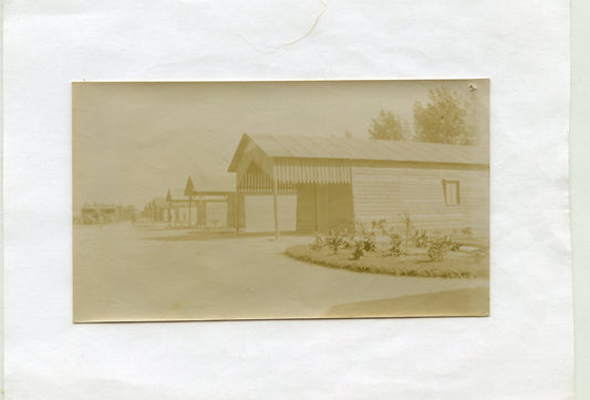 photo d'un hôpital du front Champagne 1915, 110x60 mm