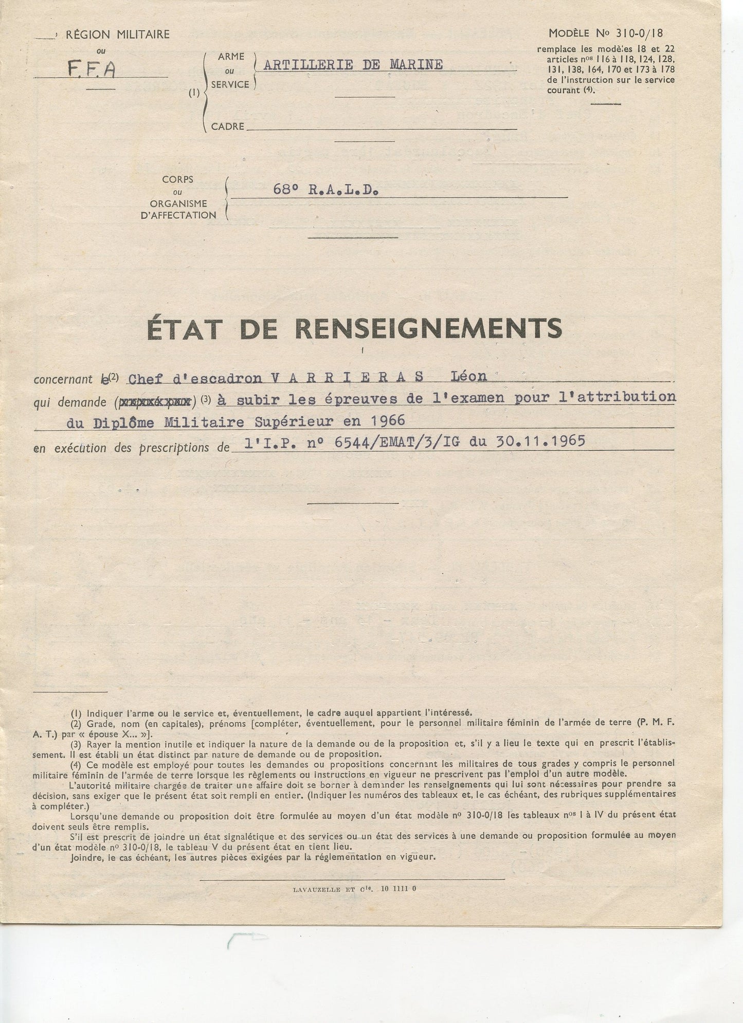 ensemble de papiers pilote GAOA aviation légère 39-45 et Indochine, Très beau parcours