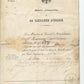 diplome de la médaille d'Italie 1859 caporal 92° RI en état moyen avec sa double page
