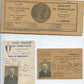 ensemble de papiers d'un poilu dont carte de la Legion Française des combattants Vichy