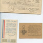 ensemble de papiers d'un poilu dont carte de la Legion Française des combattants Vichy