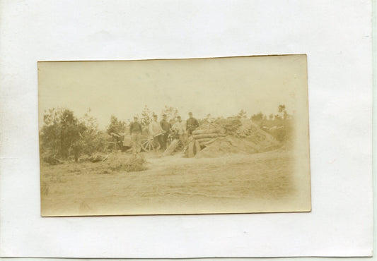 photo de la 4° pièce devant Perthes les Hurlus 44°RAC Champagne 1915 10,5x6,5 cm